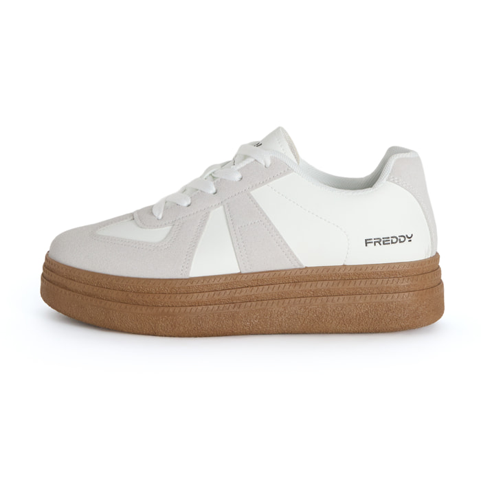 Sneakers Donna Platform Chunky in Similpelle