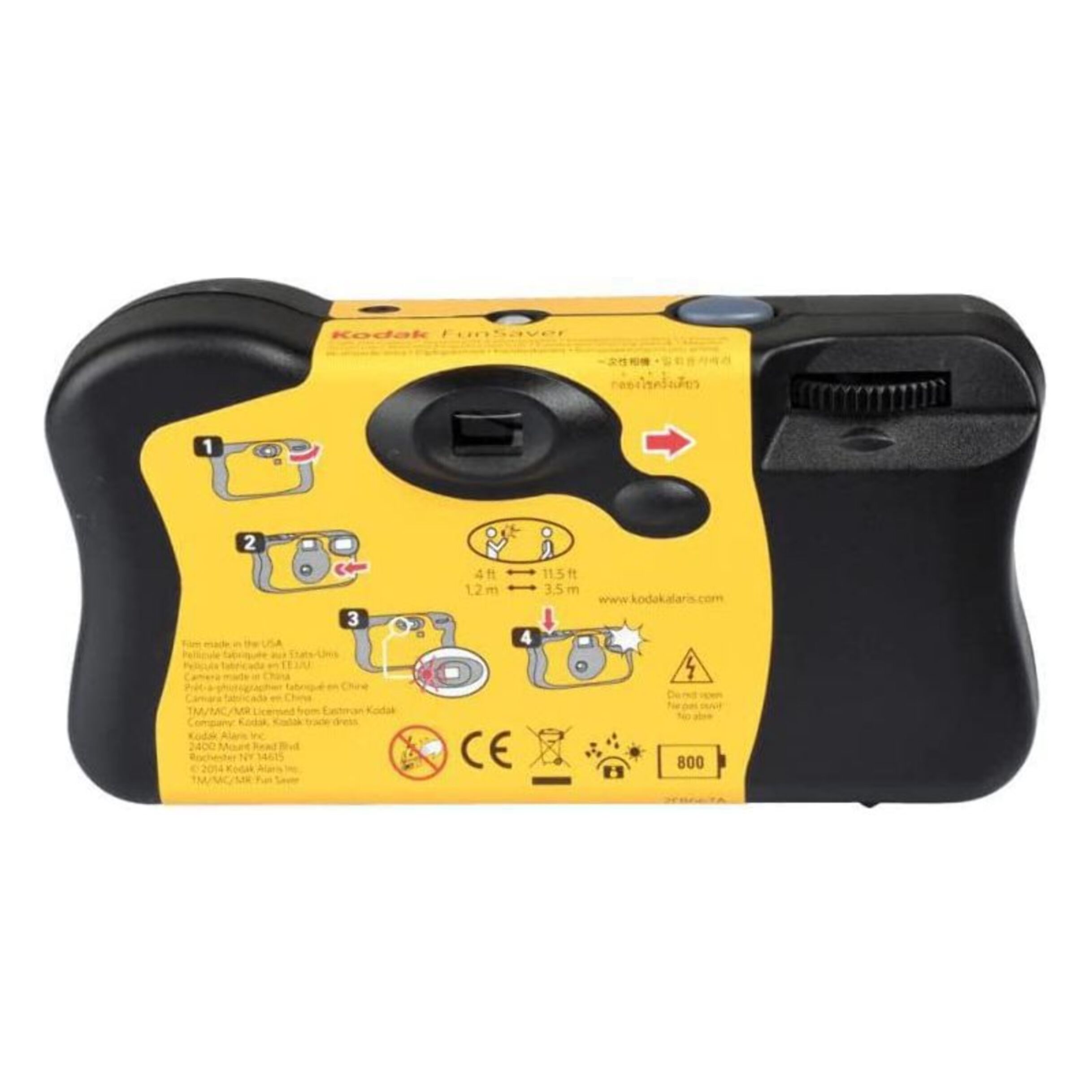 Appareil photo jetable KODAK jetable FunSaver Flash intégré 27 Photos