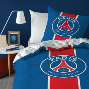 Parure de lit imprimée 100% coton, PSG CLASSIC