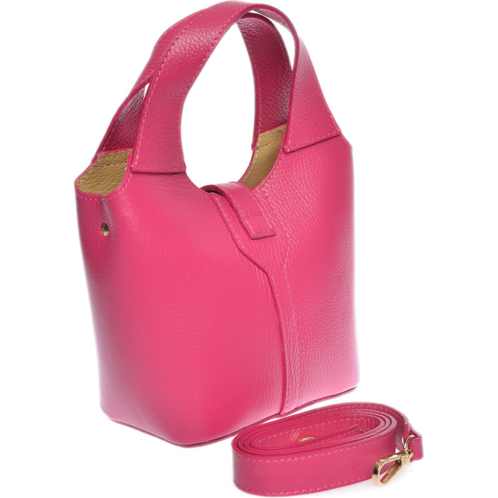 Borsa a mano Anna Luchini Rosa