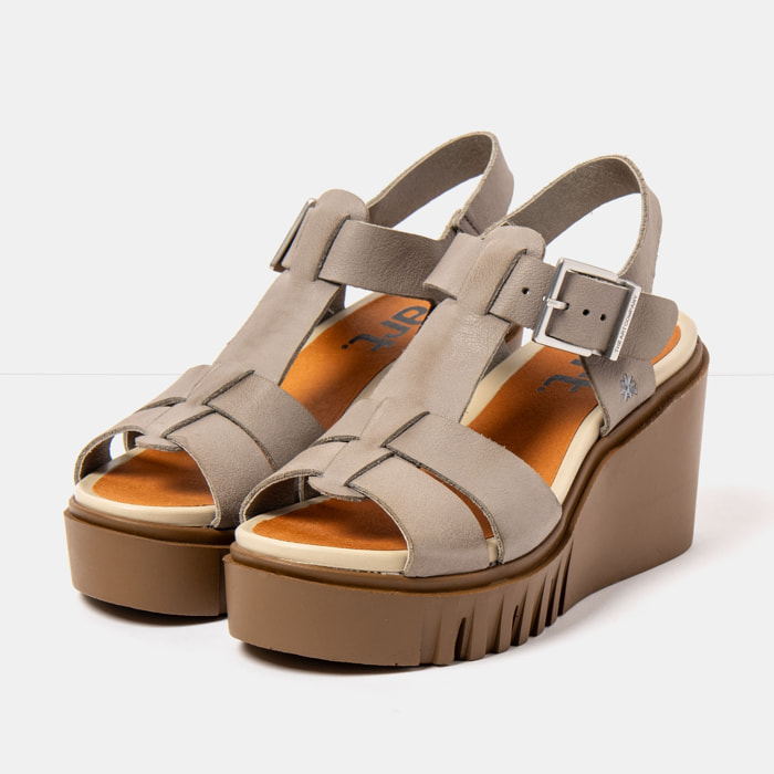 Sandalia de cuña 2084 ROMA CINDER/ CATANIA color Cinder