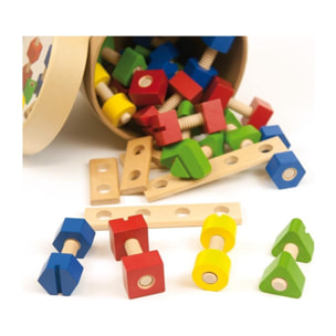 BOLTS & NUTS - 56 piece - JUEGO EDUCATIVO