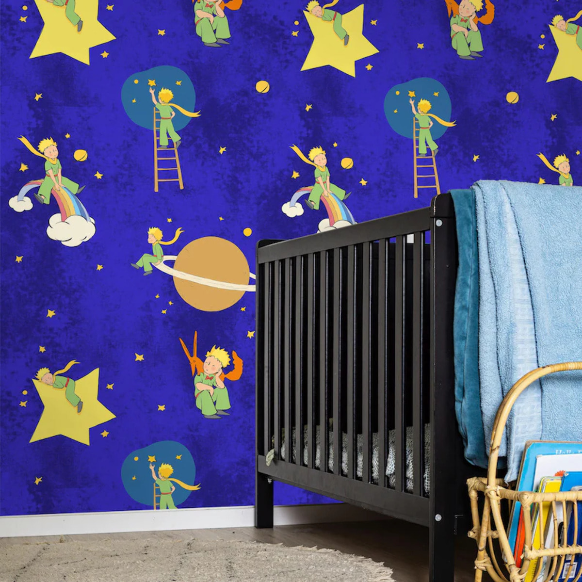 Carta da Parati Ufficiale Il Piccolo Principe Cielo Notturno