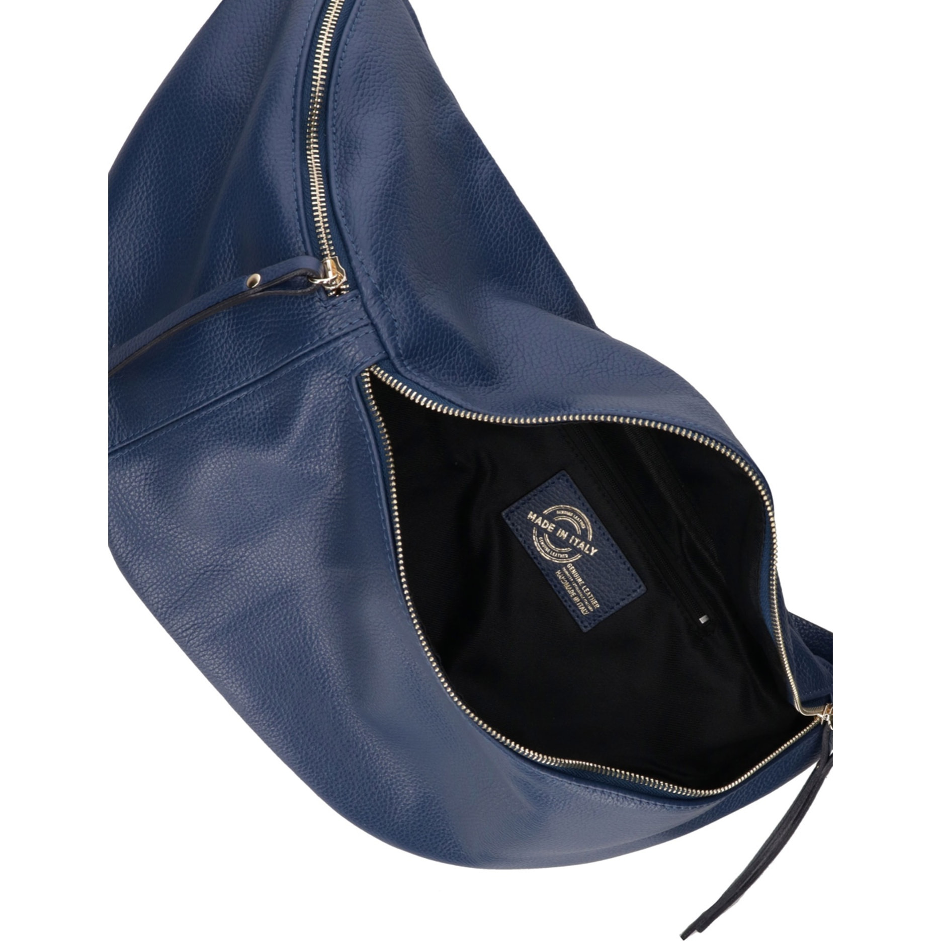 Borsa a tracolla da donna Made in Italy - Modello Caelia Plus - 100% pelle - 47.0 x 28.0 x 2.0 cm