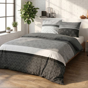 Parure Housse De Couette 3pcs 100% Coton 57fils Sandro