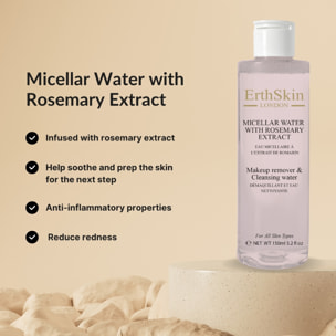Agua micelar con extracto de romero