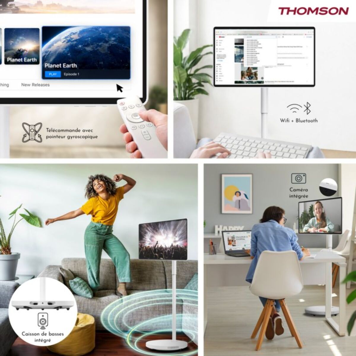 TV LED THOMSON Go Plus Pro 27'' UHD tactile