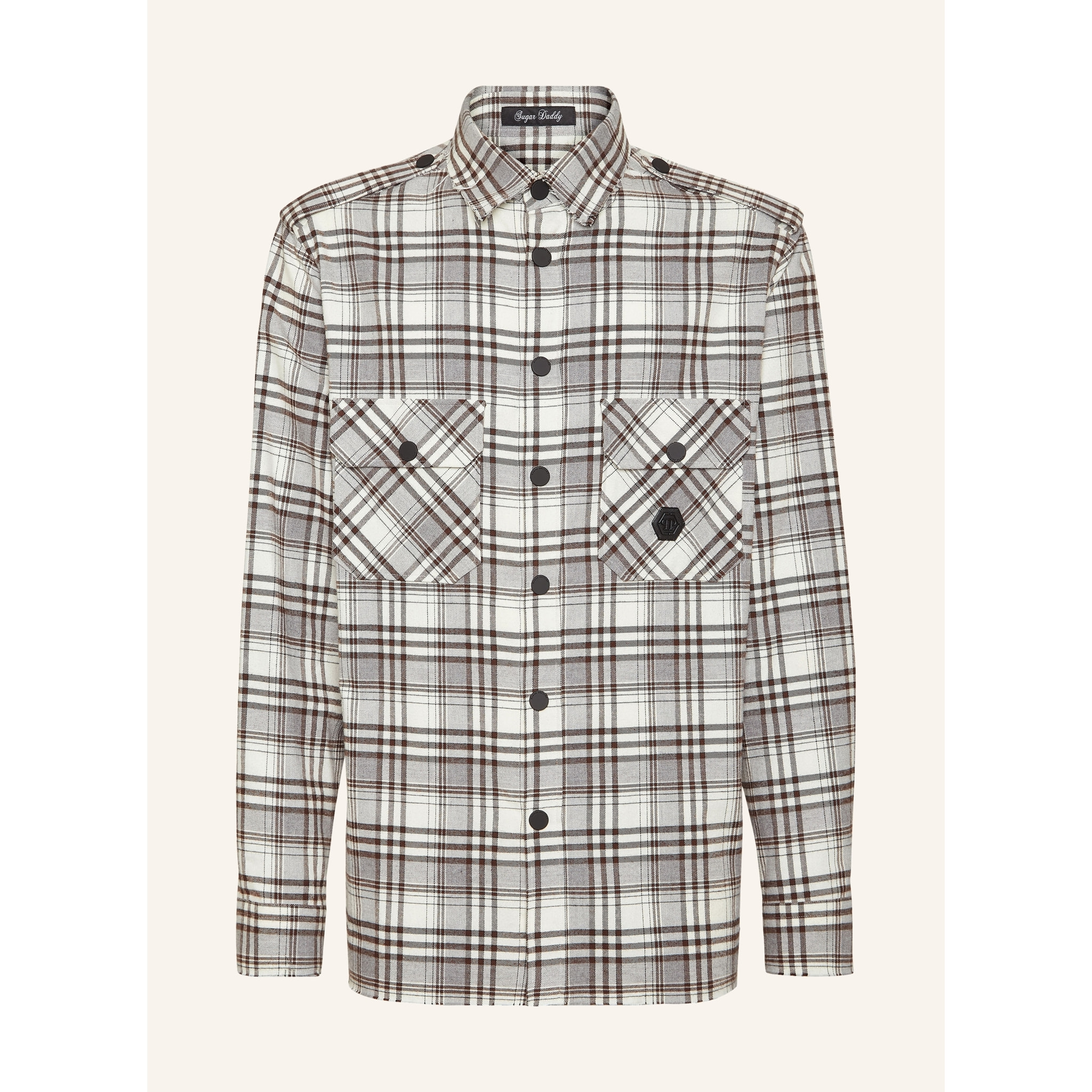 PHILIPP PLEIN Camisa Oversize Fit SKULL&BONES