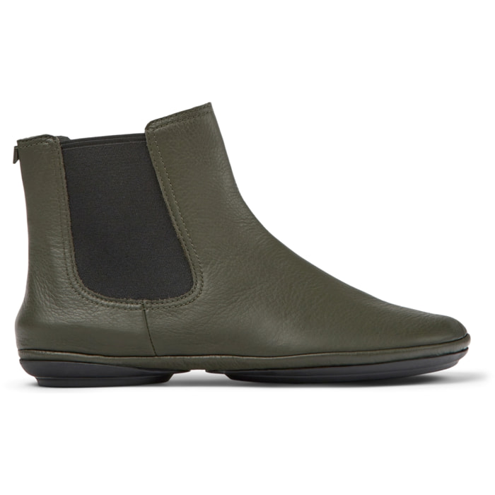 Botines - CAMPER Right Nina - Verde - Cuero liso