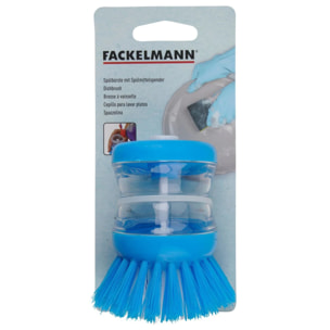 Brosse à vaisselle avec réservoir pour liquide vaisselle Fackelmann Tecno
