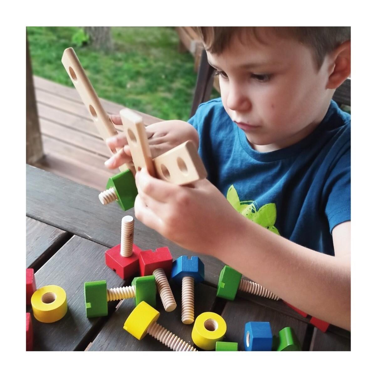 BOLTS & NUTS - 56 piece - JUEGO EDUCATIVO