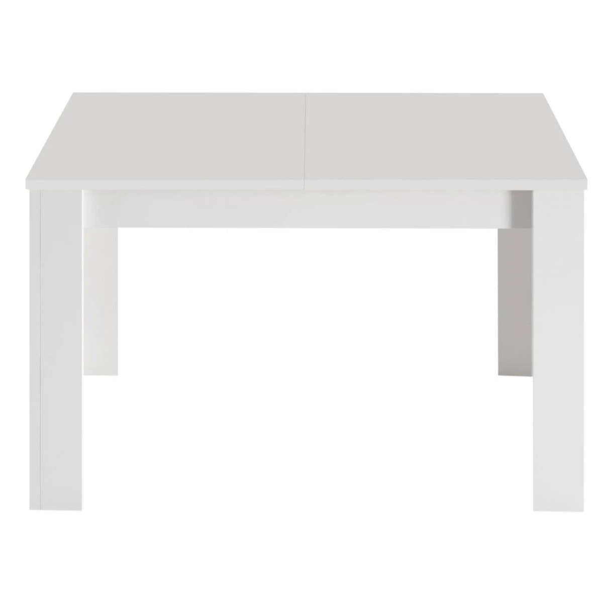 Mesa de comedor extensible Kendra 123 Blanco Artik (Blanco Mate)