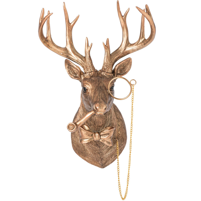 J-Line tête de cerf - résine - cuivre