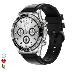 Smartwatch E18 Pro con misuratore di pressione sanguigna e O2. 15 modalità sportive, NFC.