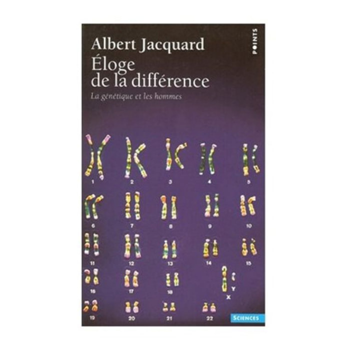 Jacquard | Eloge de la différence : La génétique et les hommes | Livre d'occasion
