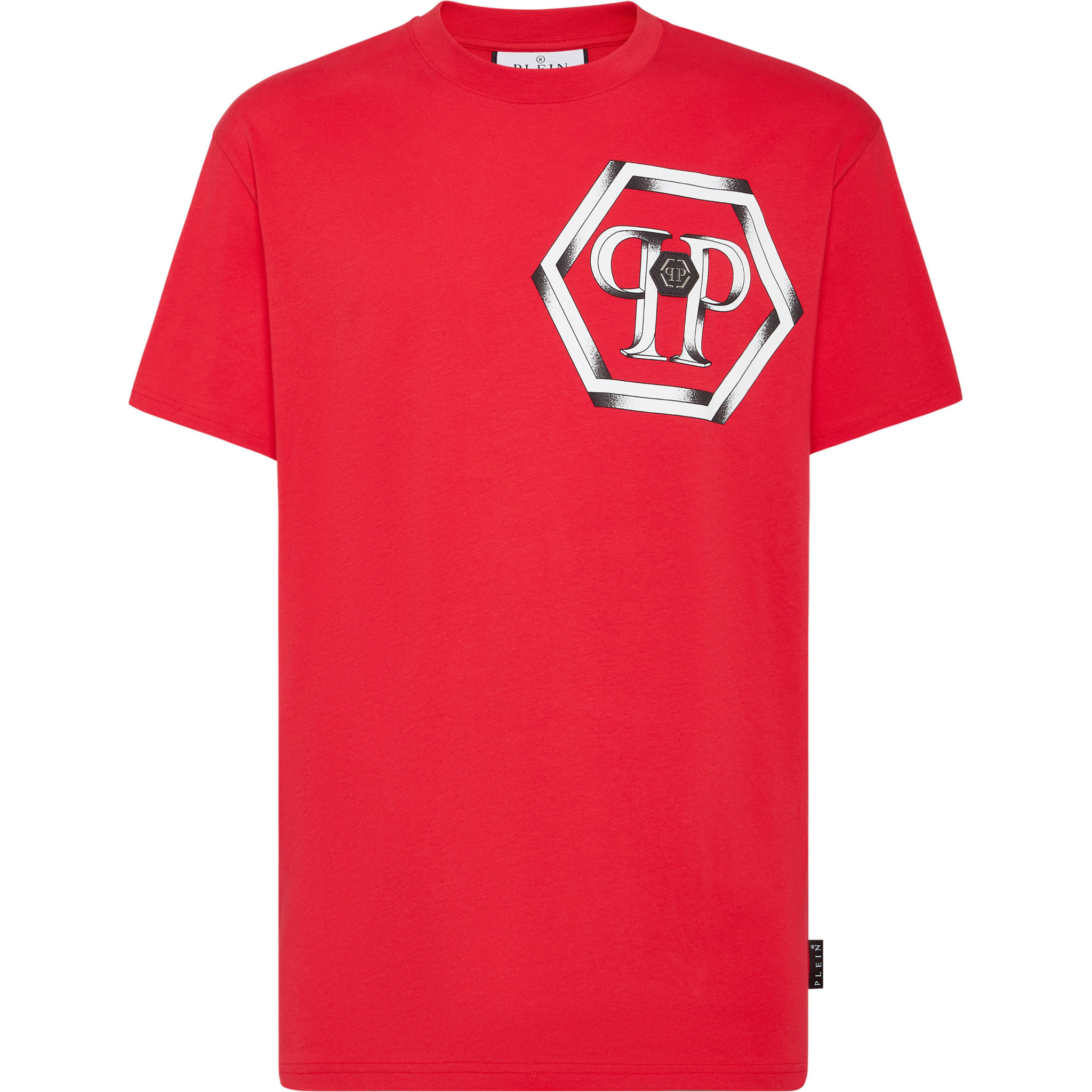 PHILIPP PLEIN T-Shirt Round Neck HEXAGON