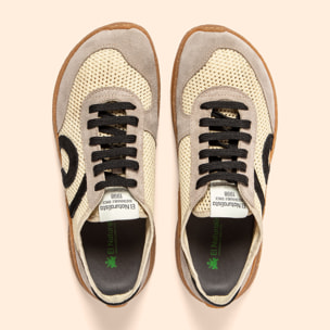 Zapatos N5435C MULTI MATERIAL TRIGO/OROEL color Trigo