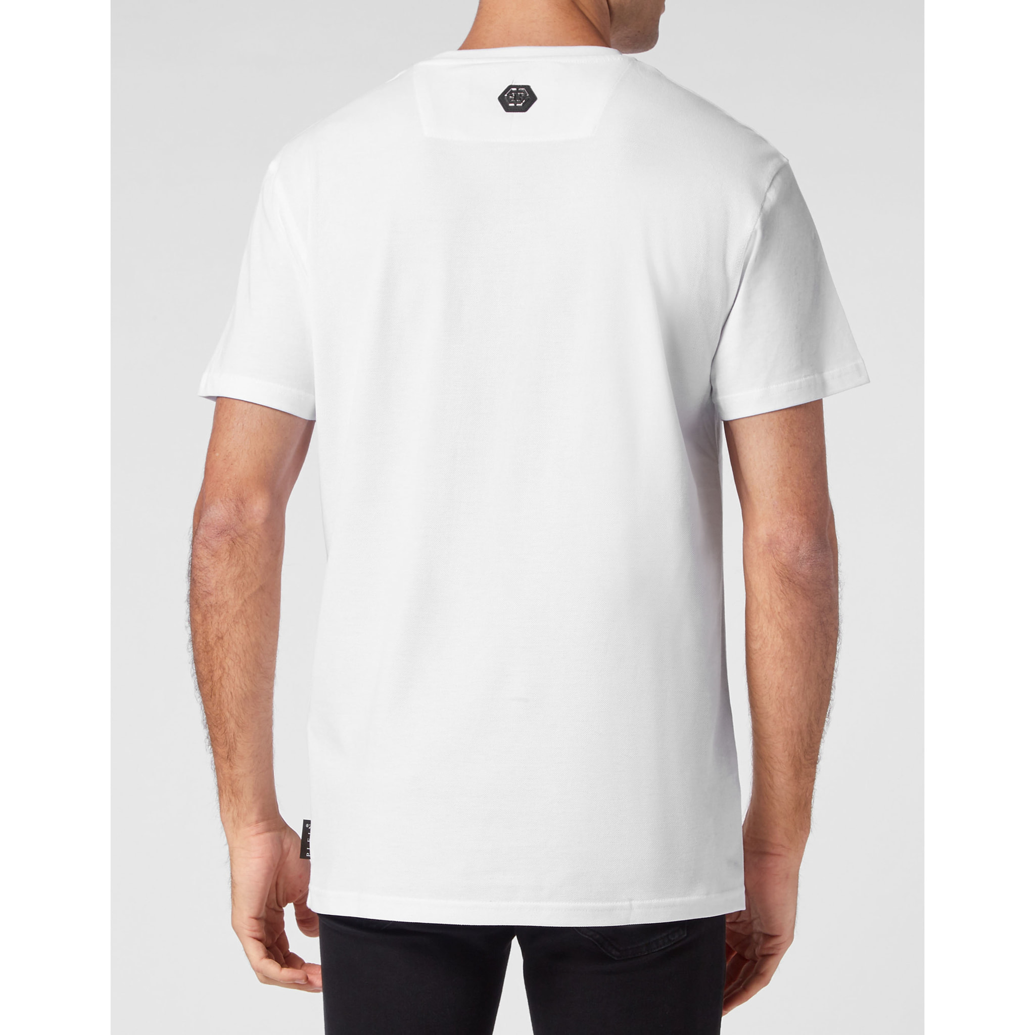 PHILIPP PLEIN T-shirt Round Neck SS Patch Money