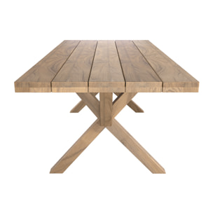 Table de jardin 240 cm en bois de teck massif - Soraya