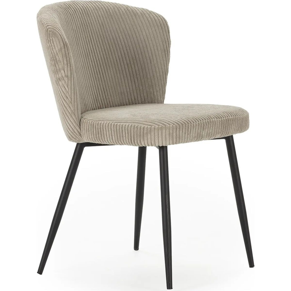Lot de 4 chaises en velours côtelé - KLARA