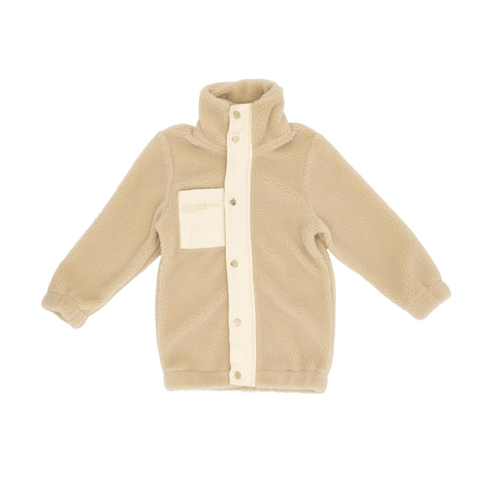 Chaqueta con capucha de sherpa Chic Girl Leone para niña