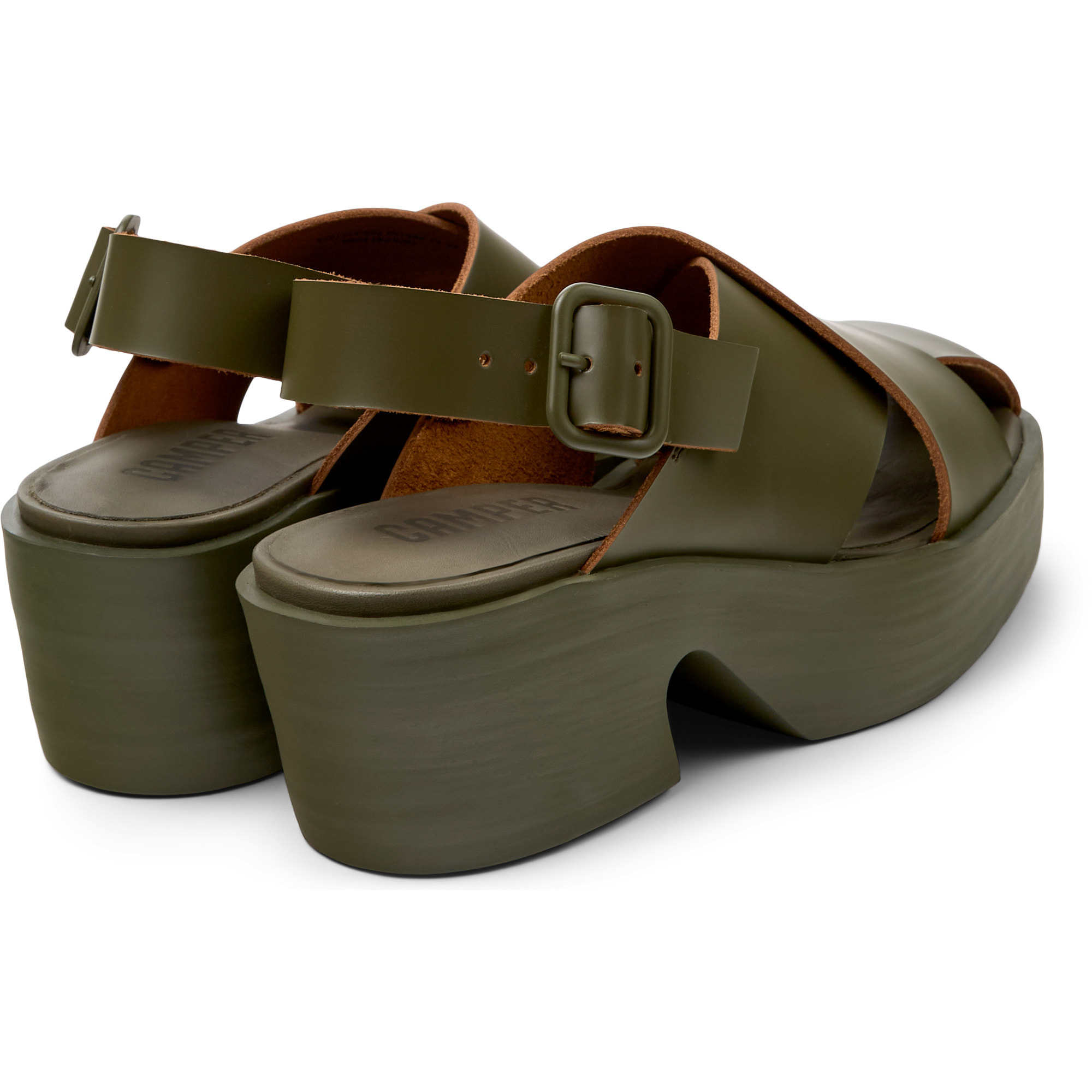 Sandali - CAMPER Billie - Verde - Pelle liscia