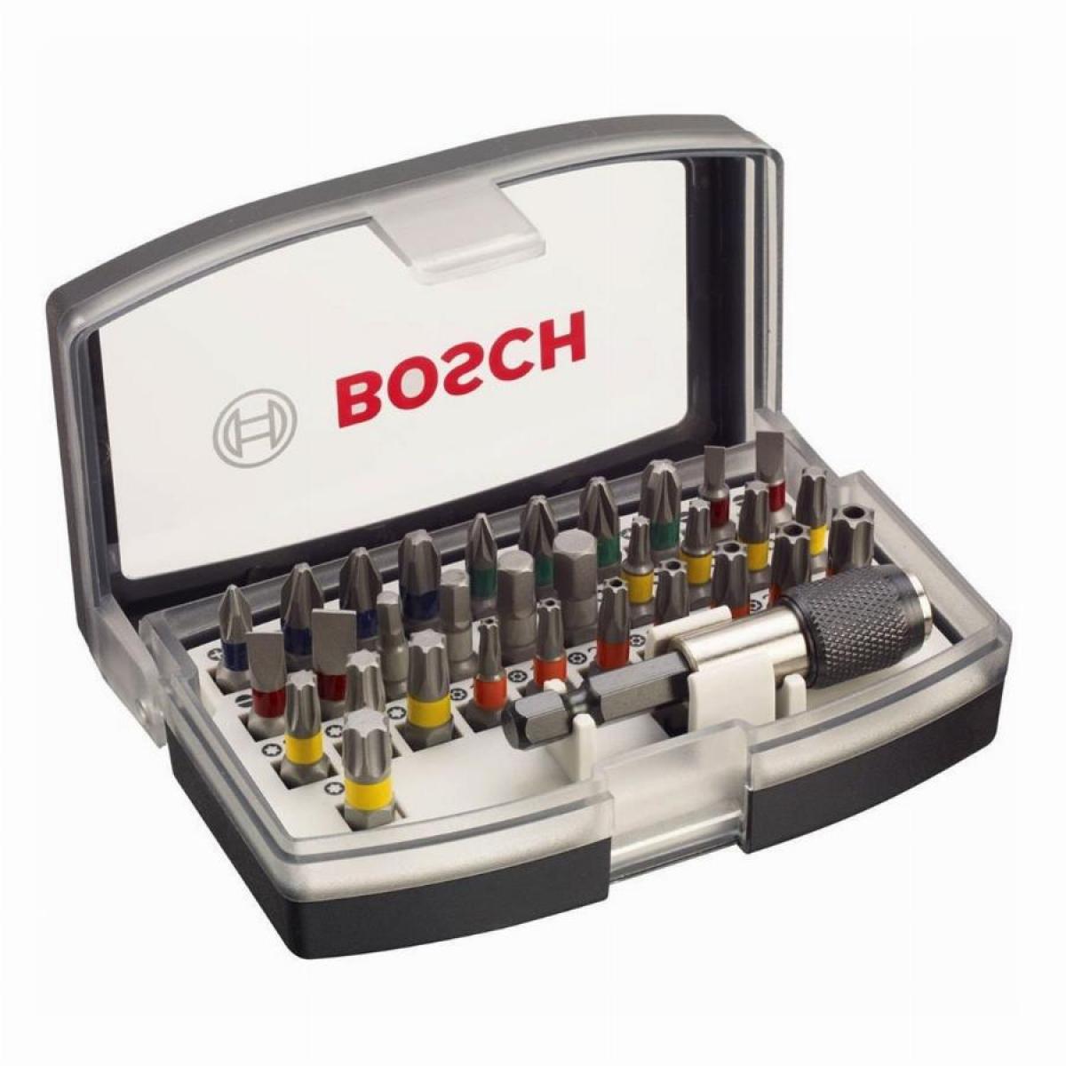 Coffret BOSCH 32 pieces - Embouts de vissage + porte embouts 1/4' - 2607017319