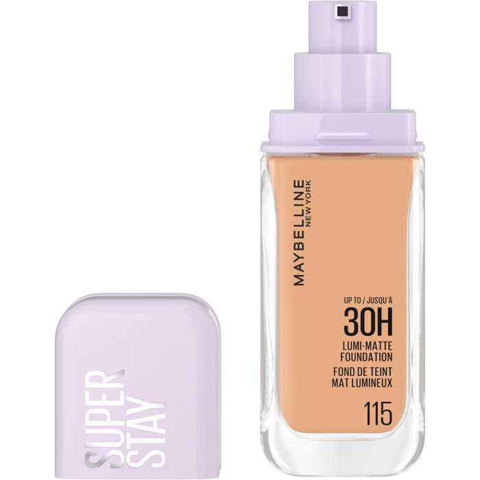 Maybelline New York Superstay 30H Lumi-Matte Fond de Teint 115