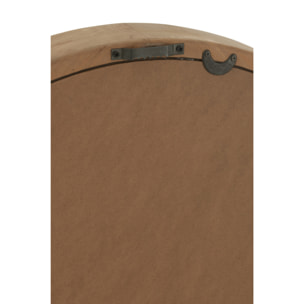 J-Line miroir Mural Wall Mirror - bois - beige clair - small