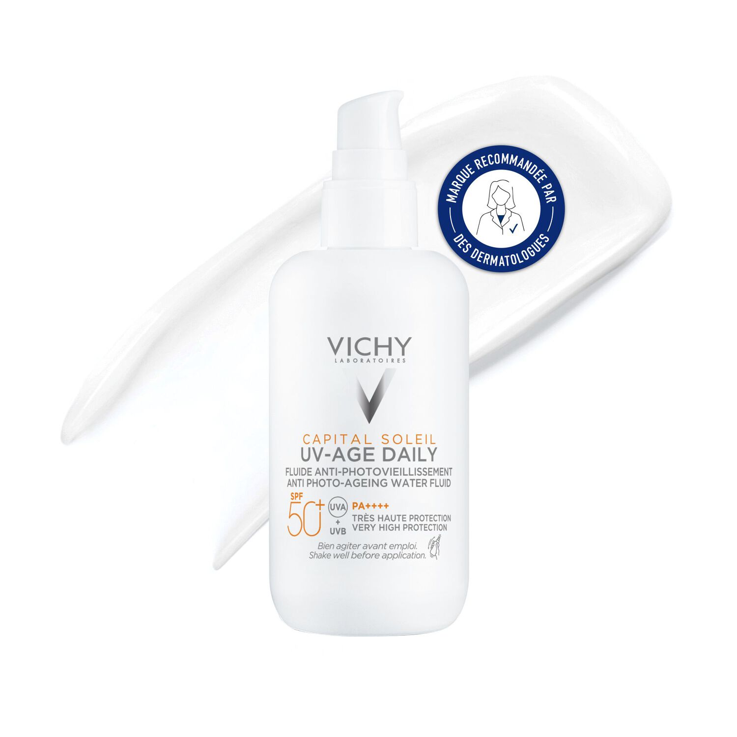 Capital Soleil - Fluide Solaire Anti-Photovieillissement SPF50+ Visage 80 ml