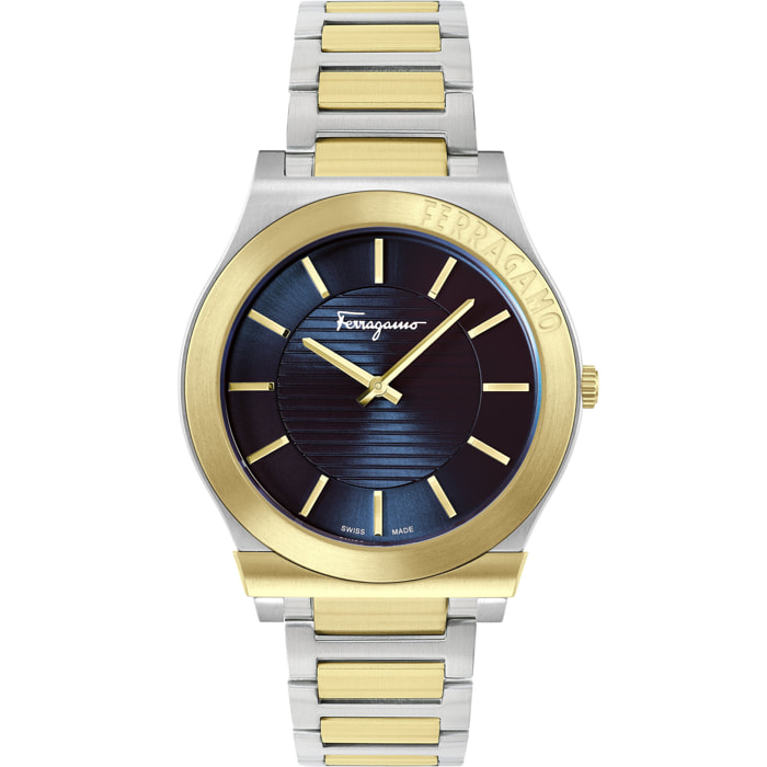 Ferragamo Reloj Analógico De Cuarzo. Gancini