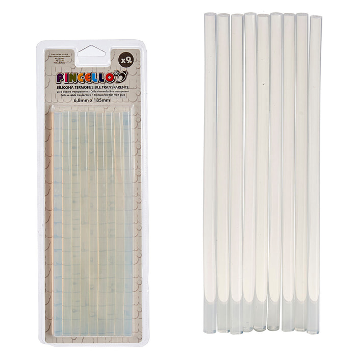 Set di 9 barre in silicone.