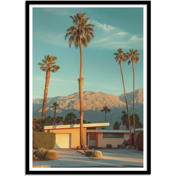 Affiche - Famous palm springs - Philippe Hugonnard