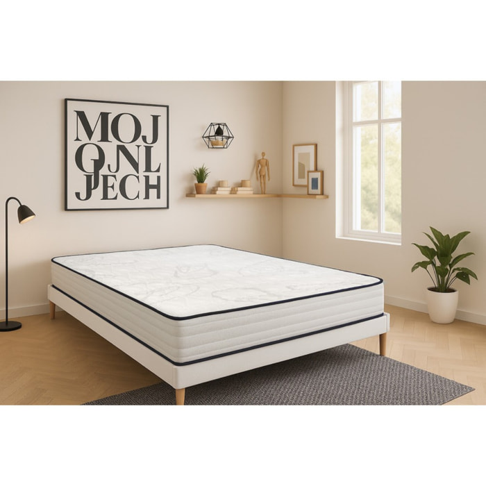 Matelas 2 personnes mousse conft 1 - regis
