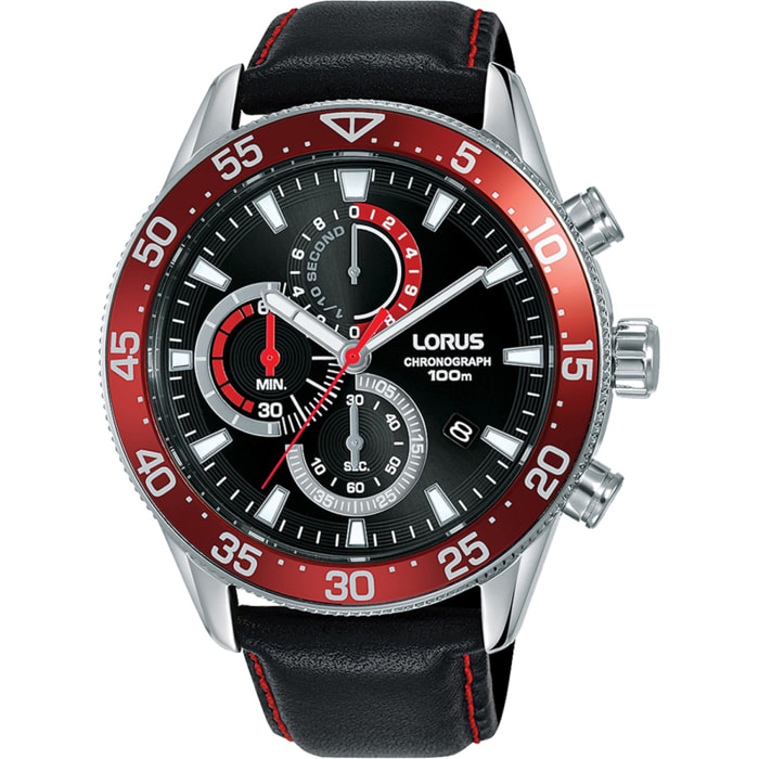 Reloj Lorus RM345FX9 Hombre Analogico Cuarzo con Correa de Cuero
