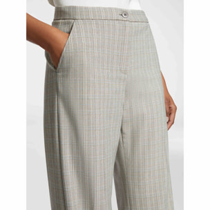 Elena Mirò - Pantaloni maschili in tessuto Galles - Grigio