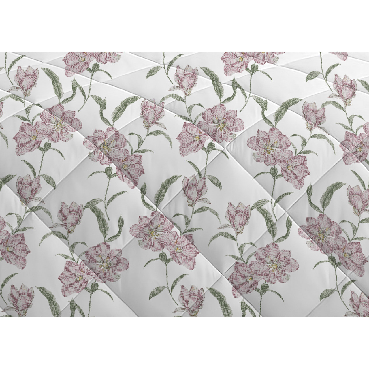 Trapuntino Estivo Leggero 100gr Ideale Primavera/ Estate Disegno Magnolia Rosa