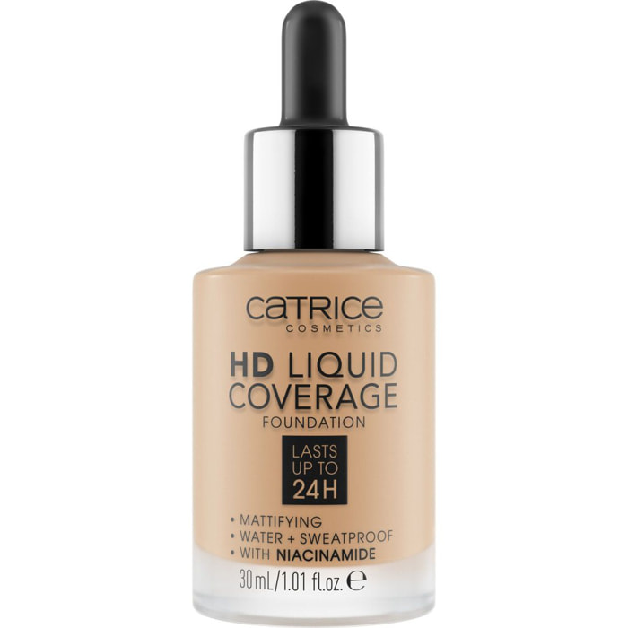 Hd Liquid Coverage Foundation - Fond de Teint Liquide Haute Couvrance 30ml