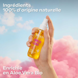 WELEDA - Brume parfumée corps & cheveux Vanilla Cloud 95ml - Brume Corps & Cheveux au parfum irresistible et gourmand - Rafraîchit la peau et les cheveux