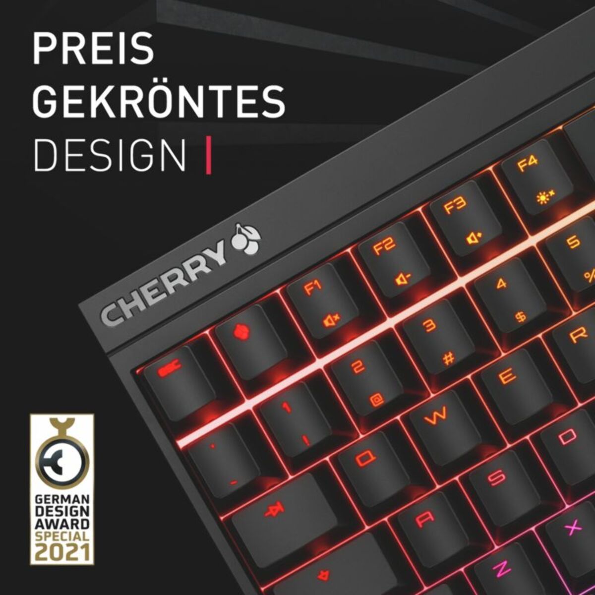 Clavier gamer sans fil CHERRY MX 2.0S RGB Noir