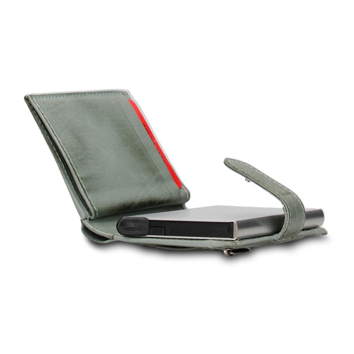 Portafoglio uomo in vera pelle - Modello Astor Prime - Casual - 7.5 x 10.0 x 2.0 cm