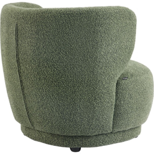 Fauteuil en tissu bouclette - ESTER