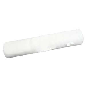 Traversin uni confort en polyester - Blanc