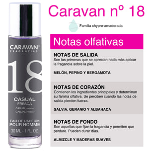 5x caravan perfumes surtidos de hombre nº13 + nº16 + nº18 + nº56 + nº57.