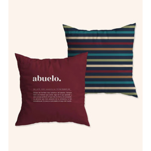 Funda de cojín "Abuelo. Definición"