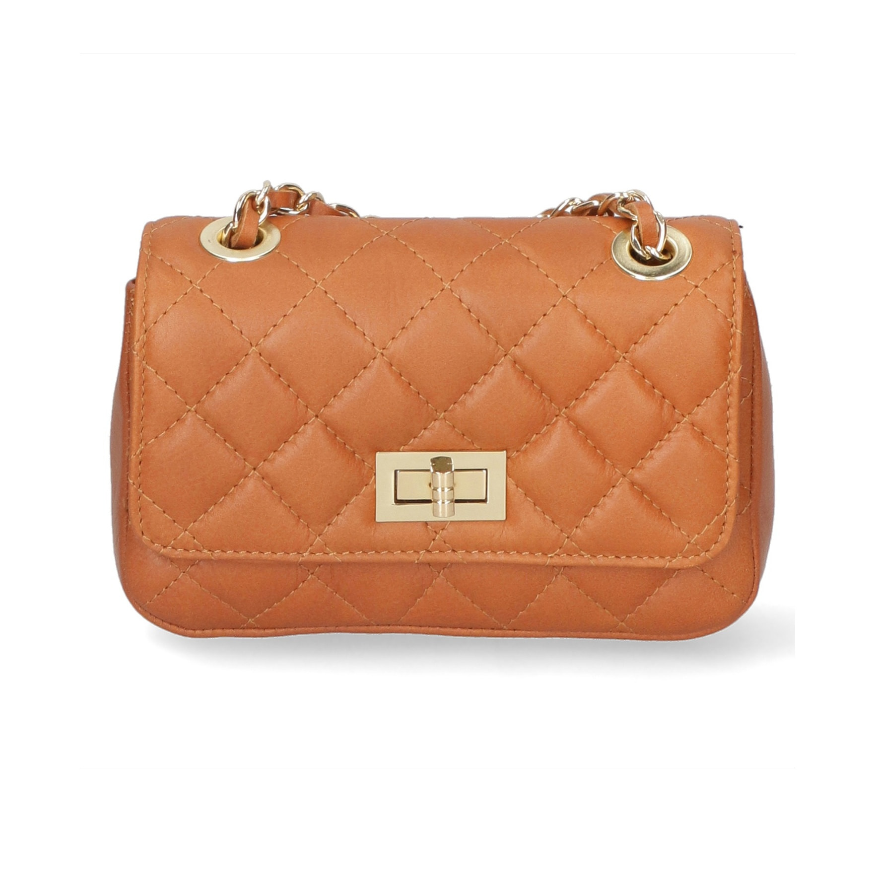 Borsa a spalla da donna - Modello Carolina - Vera pelle - 20.0 x 13.0 x 6.0 cm