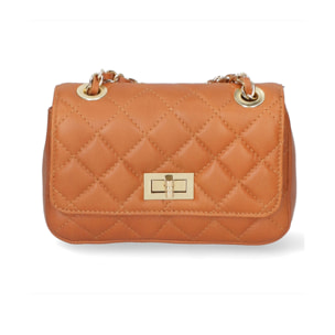 Borsa a spalla da donna - Modello Carolina - Vera pelle - 20.0 x 13.0 x 6.0 cm