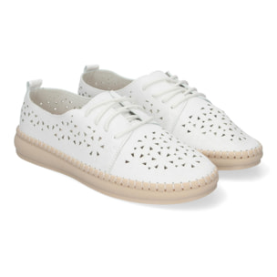 Zapato Casual De Mujer Estilo Oxford, Diseño Calado