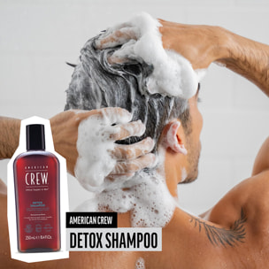 AMERICAN CREW Kit Detox Shampoo 250ml + Fiber 85gr