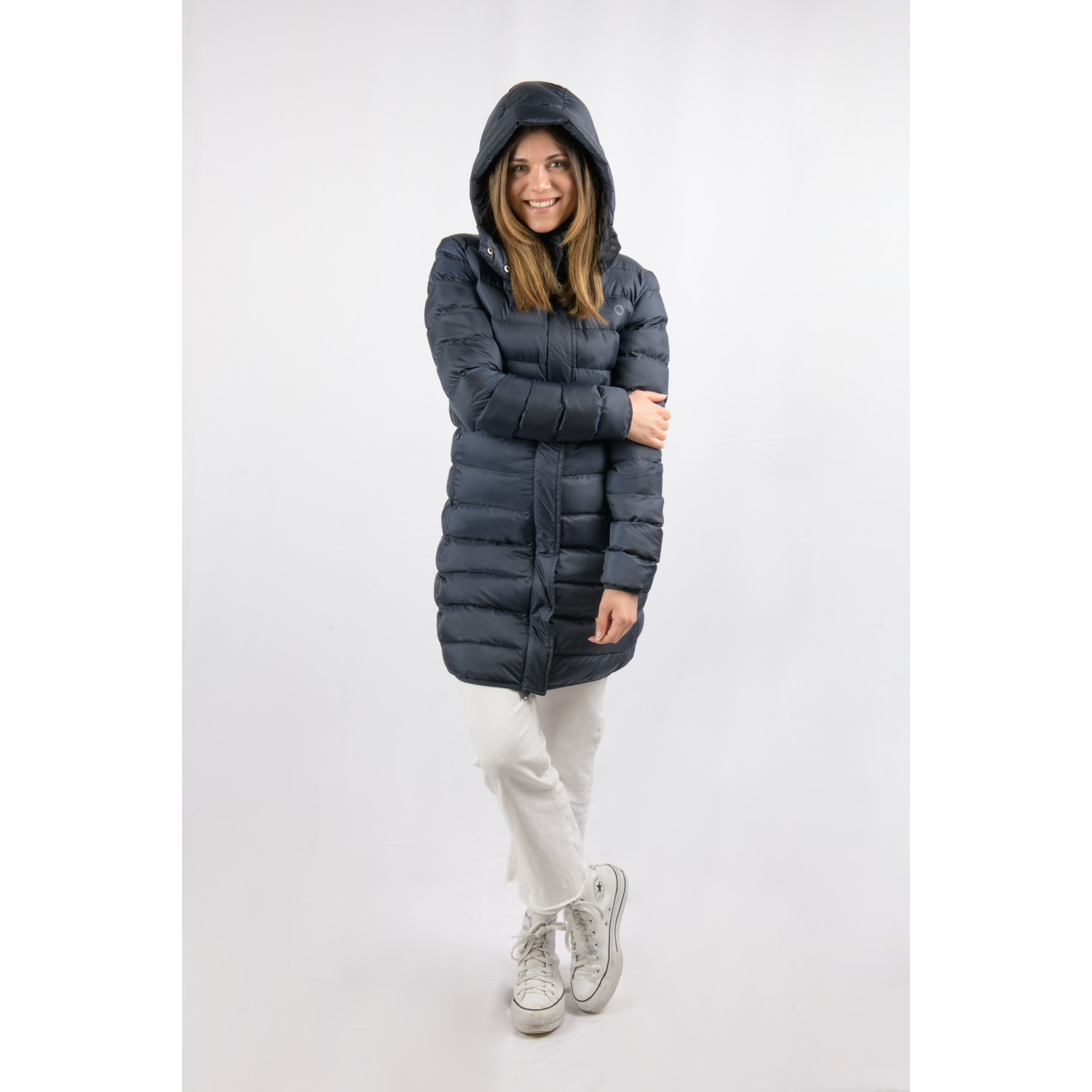 Giacca lunga Munich del marchio ECOON - Blu scuro